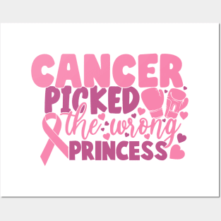 breast cancer picked wrong princess Posters and Art